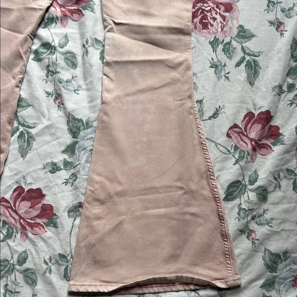 Old School Free People Pale Mauve Pink Bell Bottoms, 27 - Picture 6 of 9